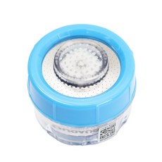 아쿠아듀오 샤워플러스 세면대필터 수전용 정수헤드 블루 SF-2000LED, 1개