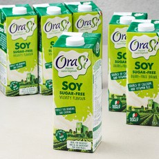 오라시 소이 무가당, 1000ml, 6개