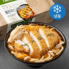 쉐푸드 통돈까스 김치 우동 밀키트 (냉동), 640g, 1개