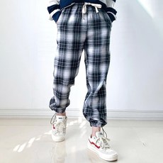 남자체크바지