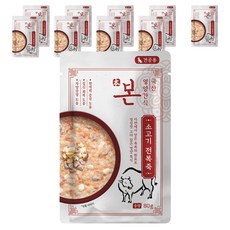 본 영양간식 강아지 전복죽 80g