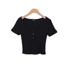 여자크롭반팔티