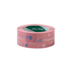 에이러블 포장용 박스테이프 45mm x 100m B0210, 4 핑크플라워, 1개