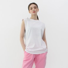 녹족 여성용 이지 민소매 나시