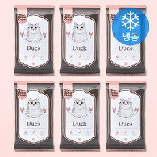토빈즈챱 고양이 화식사료 (냉동), 50g, 6개, 오리