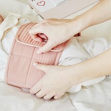 캥거루루 신생아용 모달 스와들업 모로반사방지 스트랩, 핑크, 1개