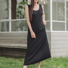 글램공감 여성용 스무디 잠옷 나시 원피스