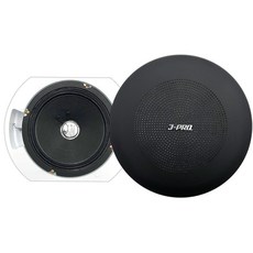 J-PRO 全頻 20W HI 阻抗天花板嵌入式天花板揚聲器黑色, SM-210SBT