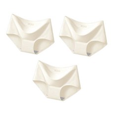 INNERism 舒適空間無痕無痕無痕內褲3p, 白色的