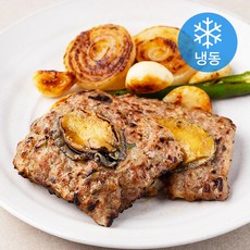 누리원 숯불에 구운 수제 전복 떡갈비 2개입 (냉동), 130g, 1개