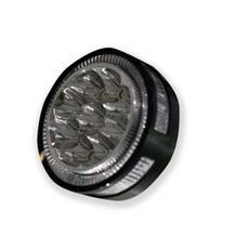 레이너스 LED 9구 모토 헤드라이트, 블랙, 1개