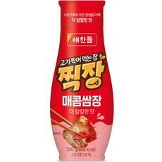 해찬들 고기 찍어 먹는 장 찍장 매콤쌈장, 300g, 1개 300g, 1개