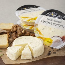 문다라 레몬 & 코코넛 크림치즈, 80g, 5개