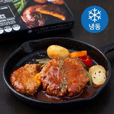 올가니카 올비건 체다향 함박 스테이크 오리지널 (냉동), 169g, 1개