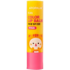 아토팜 키즈용 컬러 립밤 3.3g, 핑크, 1개