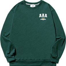 언탭트 남성용 M~4XL 빅사이즈 AAA 스몰로고 맨투맨 티셔