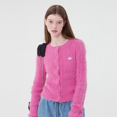 키르시 여성용 SMALL CHERRY CABLE CARDIGAN