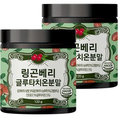 초담식품 링곤베리 글루타치온 분말, 120g, 2개