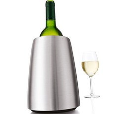 vacu vin 葡萄酒鋼製保溫器, 銀色, 1個
