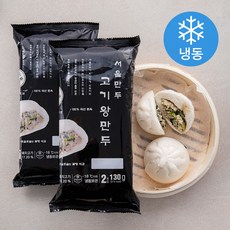 서울만두 고기 왕만두 2개입 (냉동), 130g, 2개
