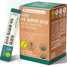 비건타민 속편한 락토 플랜타럼 유산균 30p, 1개, 60g