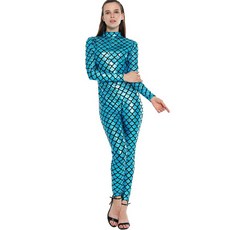 Partybok Juri 藍綠連體衣 Cosplay Costume HR195