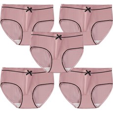 지앤와이 블랙라인 리본 팬티 5p