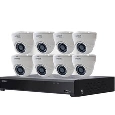 캠플러스 200만화소 8채널 8카메라 실내 용 CCTV 3TB 세트, CPR-850(녹화기), CPD-201(카메라)