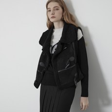 올리비아로렌 부클 무스탕 베스트 VVBJFYW9361