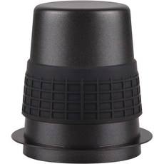 커빙 커피 라인 도징툴 탬퍼 분쇄컵 53mm, 1개, 블랙