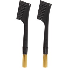커빙 2in1 커피 머신 포터필터 양면 청소 브러쉬, 혼합색상, 2개 혼합색상, 2개