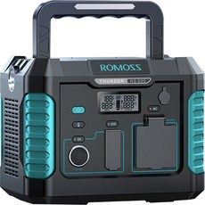 로모스 220V 대용량 배터리 500W 108000mAh 차박 캠핑용 파워뱅크, RS500, 아쿠아블랙