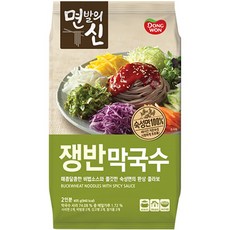 면발의신 쟁반막국수, 405g, 1개