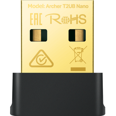 티피링크 AC600 나노 Archer T2UB Nano-C Wi-Fi 블루투스 4.2 USB 어댑터, 혼합색상