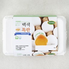 자연애찬 무항생제 인증 백색 특란, 15구, 1개 1개, 900g