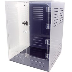  보라펫 업그레이드 붙이류 사육장 45 x 45 x 60 cm 도마뱀 케이지, 1개, 스모그 