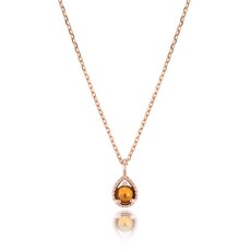 로이드 여성용 My Essential 석 탄생석 로지 14K 목걸이 LNN21065G
