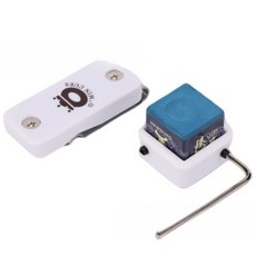 OMinCues Clip Billiard Chalk Case 台球用品, 白色的