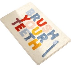 마이데일리 컬러 레터링 욕실 발매트 카페트