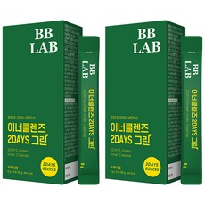 비비랩 그린이너클렌즈 48시간 클렌즈 주스 디톡스 해독주스 독소배출 체내독소제거, 96g, 2개