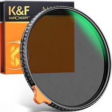 케이앤에프컨셉 NANO X 블랙미스트 1/4 + 가변 2in1 렌즈필터 8K AGC Glass 세트 49mm, ND2-ND32(가변필터)