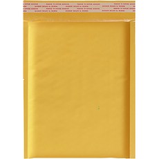 마켓감성 노란크래프트 종이 안전 봉투, 80개