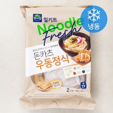 면사랑 돈카츠 우동정식 2인 밀키트 (냉동), 796g, 1개