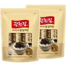 광천김 참 미니미스틱 김자반, 70g, 2개