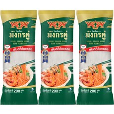더블 드래곤 빈 버미셀리 녹두 당면, 200g, 3개