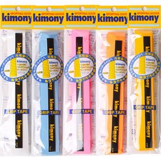 키모니 하이소프트 배드민턴 스파이럴 그립 KGT105, 랜덤 발송, 5개