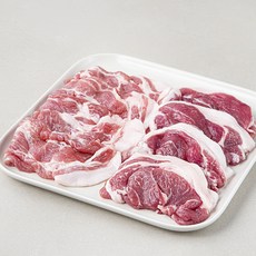 빌라스포크 한돈 무항생제 얇은 목심 구이용 500g + 얇은 앞다리살 불고기용 500g 세트 (냉장), 1세트