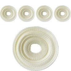 PP웨빙끈 웨빙끈 웨이빙끈 25mm 1마 90cm, 베이지, 5개
