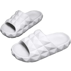 캐주얼 미끄럼방지 욕실화, 흰색