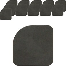 올데이랩 미끄럼 소음방지 EVA 진동방지패드, 12개, 블랙